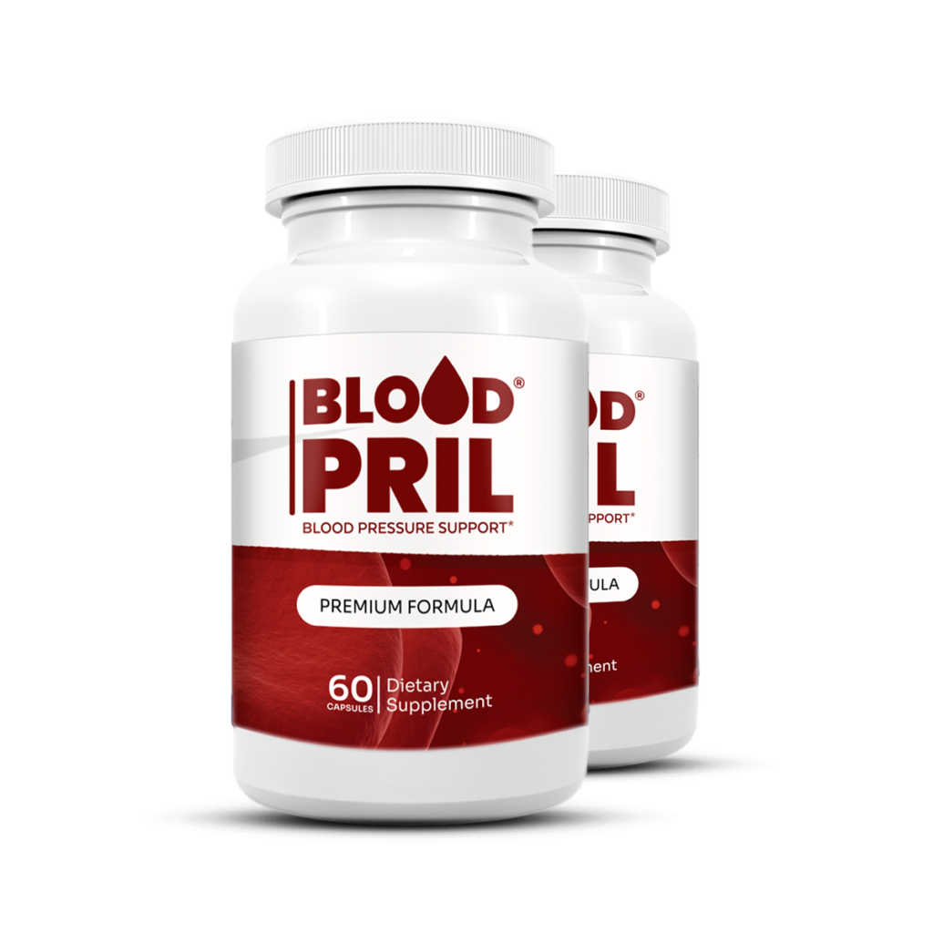 Two-bottle BloodPril pack — enough for a two-month routine
