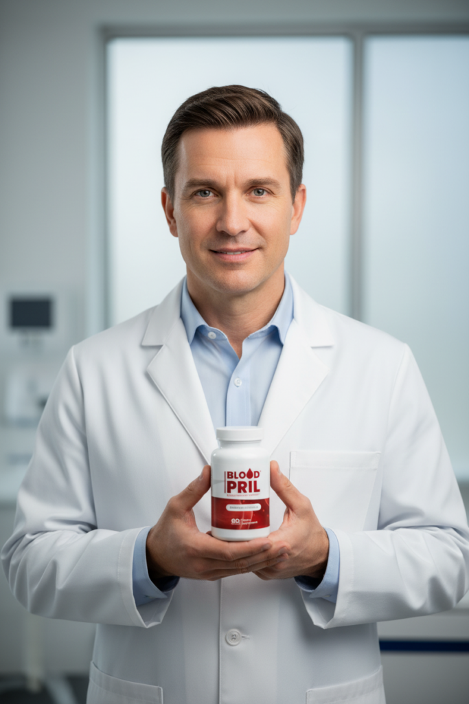Physician endorsing BloodPril as a natural pressure-balancing option
