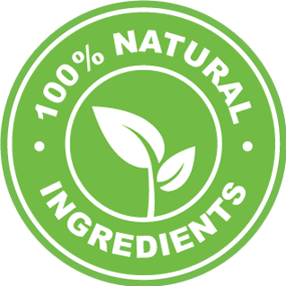 All-natural composition badge — BloodPril clean-label formula